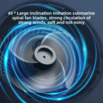 Air Circulation Fan Floor Electric Fan Household Large Wind Knob Table Dual-purpose Ventilation, Portable - Image 2