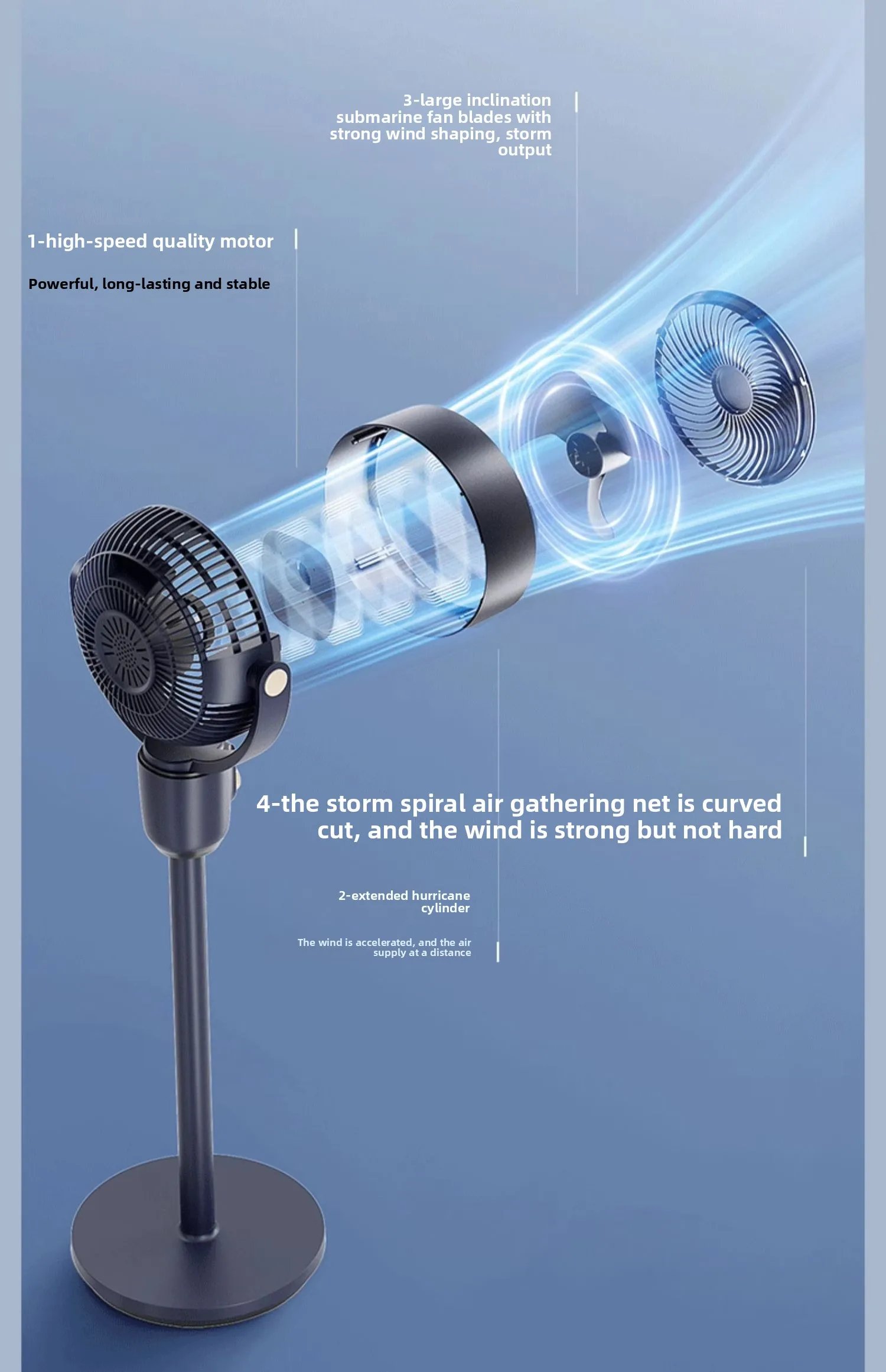 Air Circulation Fan Floor Electric Fan Household Large Wind Knob Table Dual-purpose Ventilation, Portable Air Circulation Fan Floor Electric Fan Household Large Wind Knob Table Dual-purpose Ventilation, Portable