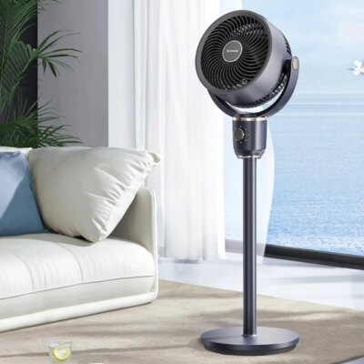 Air Circulation Fan Floor Electric Fan Household Large Wind Knob Table Dual-purpose Ventilation, Portable
