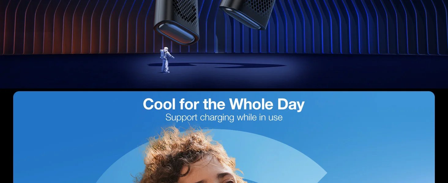 Air Cooler and Heater Personal Neck Fan 3-Speed, App Control Rechargeable, Black TORRAS COOLIFY 2S Portable Neck Air Conditioner Air Cooler and Heater Personal Neck Fan 3-Speed, App Control Rechargeable, Black TORRAS COOLIFY 2S Portable Neck Air Conditioner
