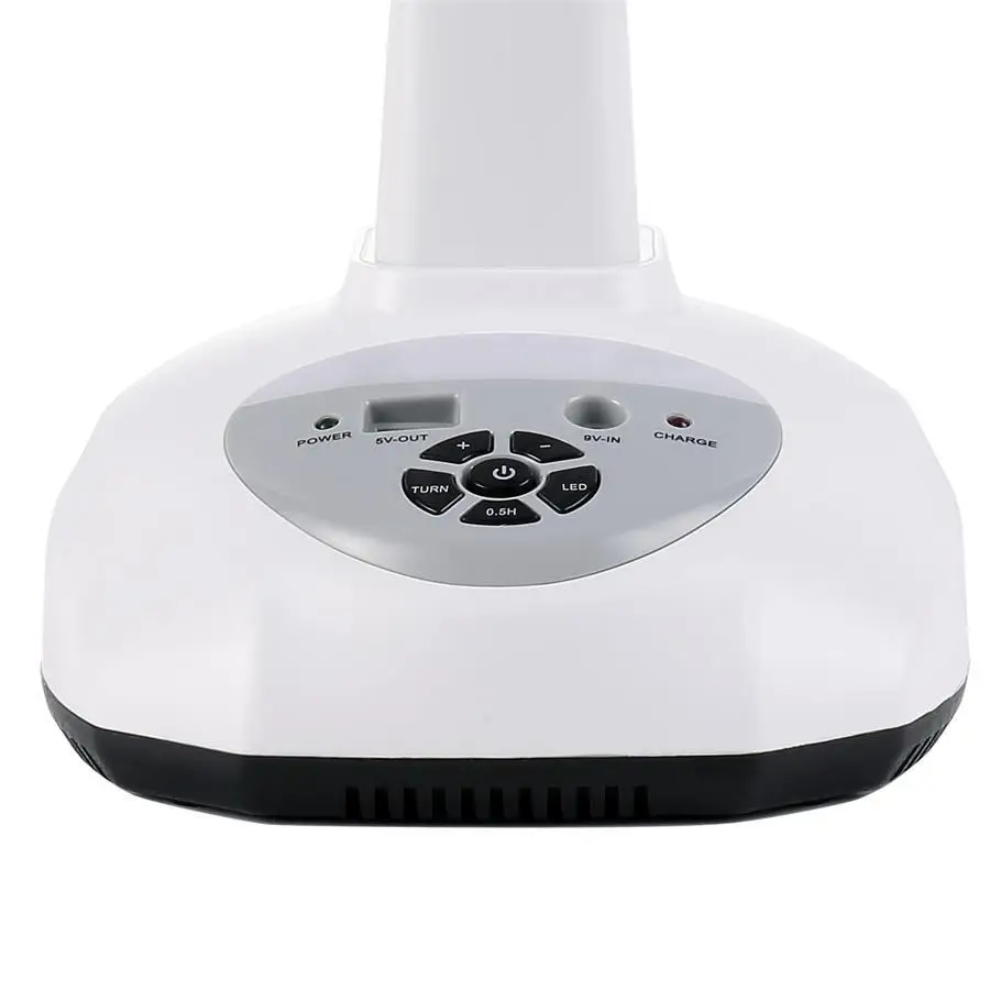 Solar Fan AC/DC Rechargeable Table fan Outdoor Camping Emergency  with LED  USB Ports Home Office Cooling Air Fans Factory Price