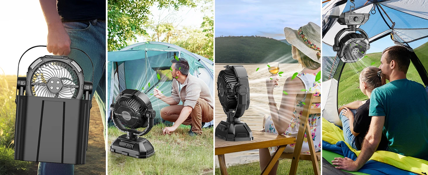 Portable Misting Fan Rechargeable Auto Swivel Fan with 25000mAh USB Battery as Power Bank 4 Mist Cooler 7L Bucket for Outdoor Portable Misting Fan Rechargeable Auto Swivel Fan with 25000mAh USB Battery as Power Bank 4 Mist Cooler 7L Bucket for Outdoor