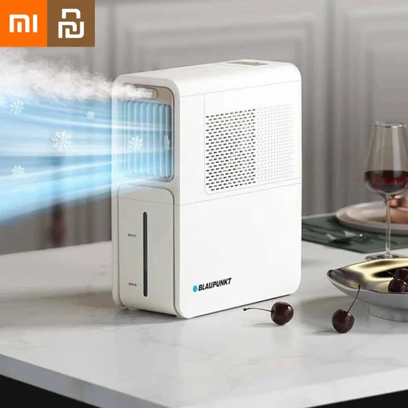 Xiaomi Youpin Desktop Fan Touch Operation Timing Ice Fog Fan Humidifier Small Air Conditioner Cooler Portable Strong Wind Fan Mi