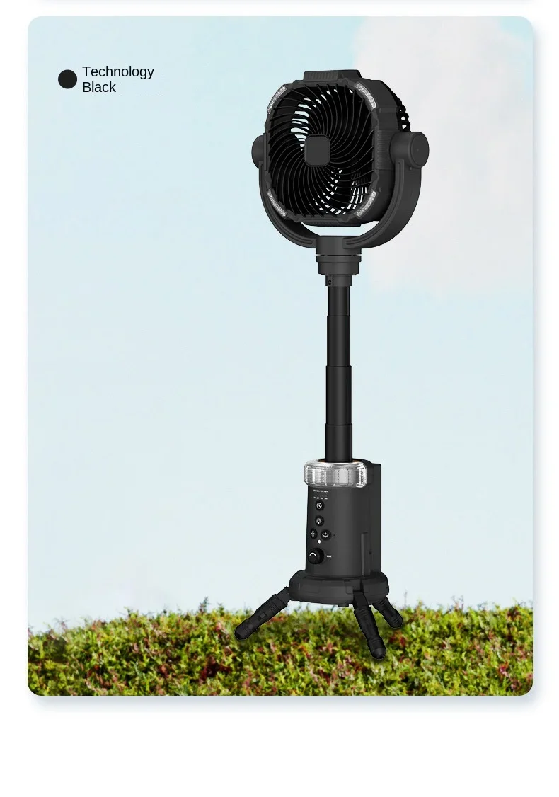 Portable Outdoor Fan Light Large Capacity Powerful Lighting with Remote Control Suitable Suitable for outdoor camping fishing Portable Outdoor Fan Light Large Capacity Powerful Lighting with Remote Control Suitable Suitable for outdoor camping fishing