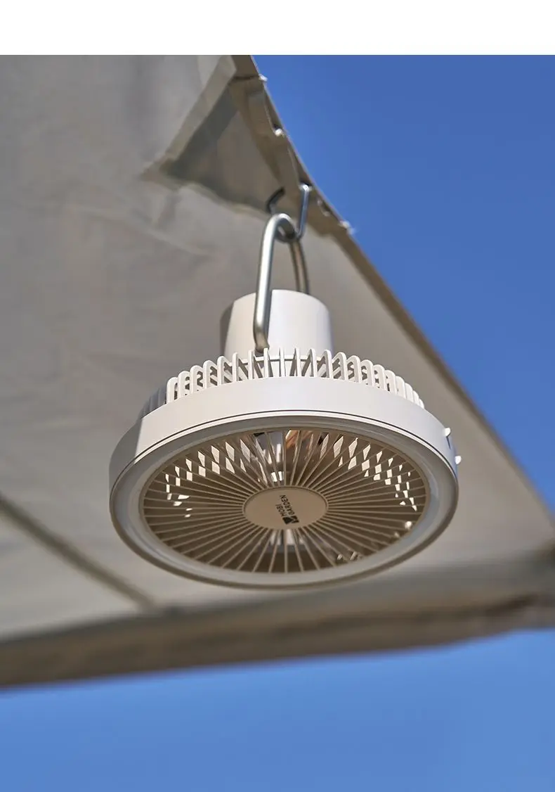 Portable Desktop Rechargeable Small Fan Outdoor Camping Tent Light Atmosphere Lighting Camp Light Xiaofeng