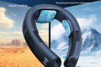 2025 New Upgraded Neck Air Conditioner Portable Fan Cool in 3s Rechargeable Personal Cooling Device Neck Fans that blow cold air