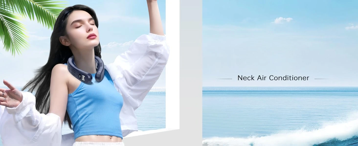 2025 New Upgraded Neck Air Conditioner Portable Fan Cool in 3s Rechargeable Personal Cooling Device Neck Fans that blow cold air 2025 New Upgraded Neck Air Conditioner Portable Fan Cool in 3s Rechargeable Personal Cooling Device Neck Fans that blow cold air