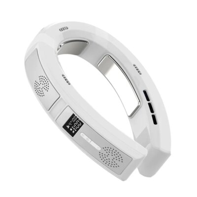 2025 New lazy person's neck-hanging fan cooling semiconductor upper and lower fan USB charging, strong wind power silent - Image 5