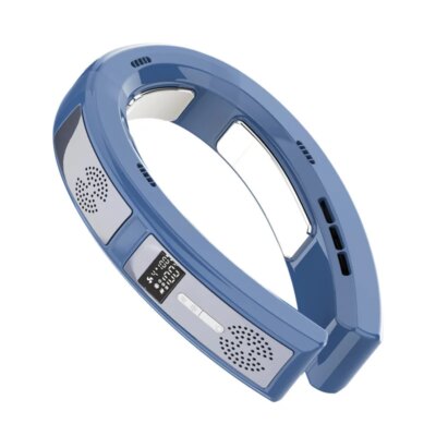 2025 New lazy person's neck-hanging fan cooling semiconductor upper and lower fan USB charging, strong wind power silent - Image 6