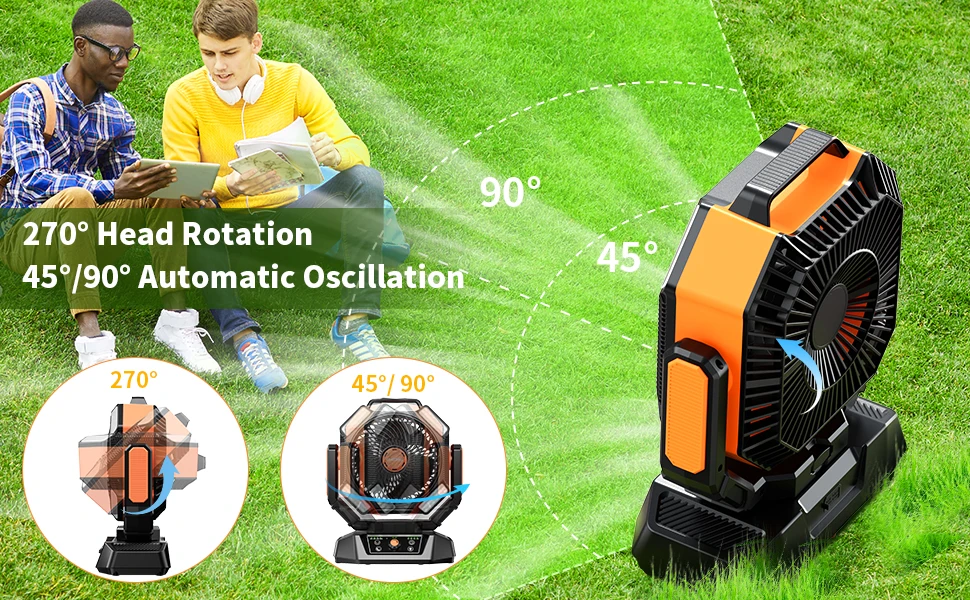 coldSky 40000mAh Camping Fan Battery Operated Fan with 4 LED Light 8 Speeds Desk Fan Remote Portable Rechargeable Outdoor Fan coldSky 40000mAh Camping Fan Battery Operated Fan with 4 LED Light 8 Speeds Desk Fan Remote Portable Rechargeable Outdoor Fan