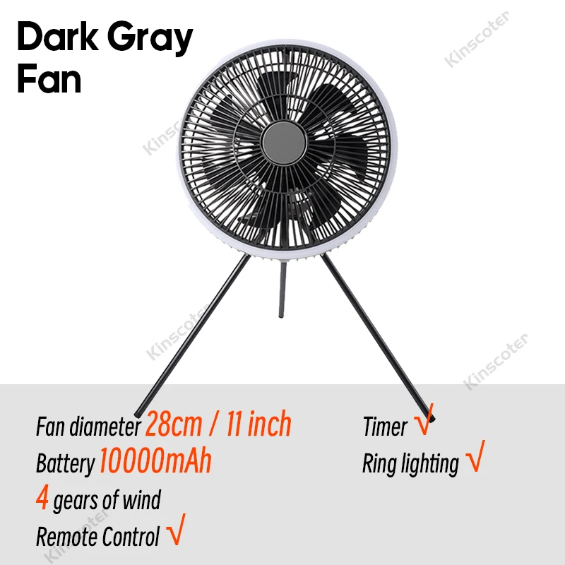 A Dark Grey Fan