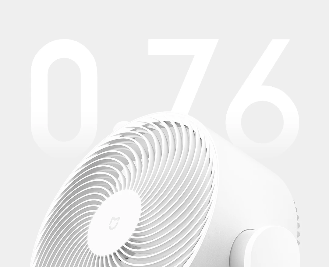 Xiaomi Mijia DC Inverter Desktop Circulation Fan Portable Desktop Electric Fan Mihome App  Smart Three-Dimensional Lightweight