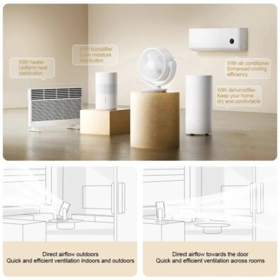 Xiaomi Mijia DC Inverter Desktop Circulation Fan Portable Desktop Electric Fan Mihome App  Smart Three-Dimensional Lightweight - Image 5