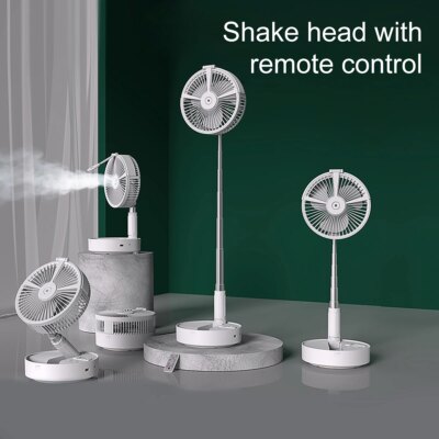 Portable Atomizing fan Personal Battery Powered Folding Water Mist Fan Stand Fan with for Desktop Home Travel Outdoor - Image 3