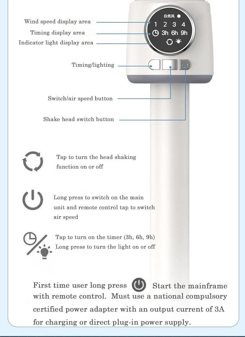 USB Charge-in Use Air Circulation Fan Household Electric Fan Turbine Silent Convection Floor Fan Timing, Operated Mini Fan