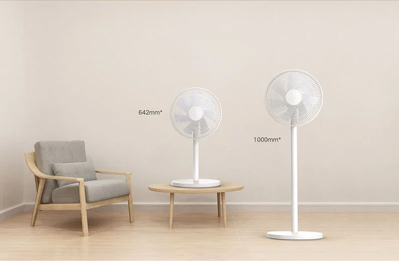 XIAOMI MIJIA Wired Floor Fan With 7-Blade Large Airflow,Convertible Desk & Floor Use,90° Ultra-Wide Range,Electric Fan For Home