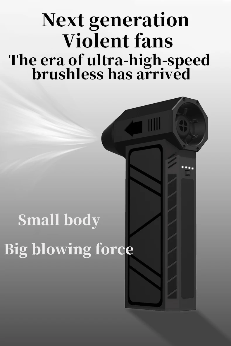 Turbo jet fan Violent Fan s7 Powerful Air Blower 200W High Power Duct Fan Mini Turbo Jet Fan 140000 RPM Strong Winds Turbo Fan