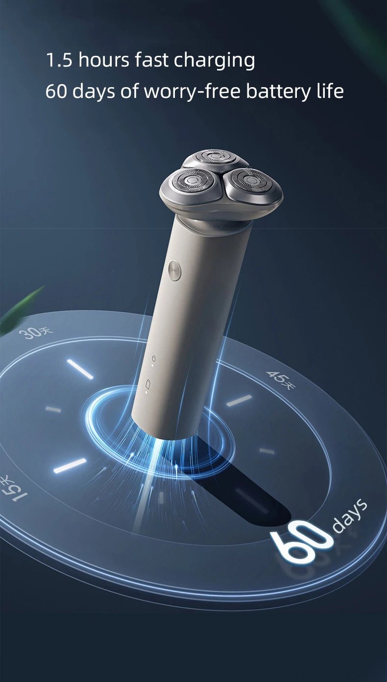 XIAOMI Mijia Electric Shaver S101 Enhanced Shaving Machine Razors for Men Waterproof Dry Wet Shaving Beard Trimmer XIAOMI Mijia Electric Shaver S101 Enhanced Shaving Machine Razors for Men Waterproof Dry Wet Shaving Beard Trimmer