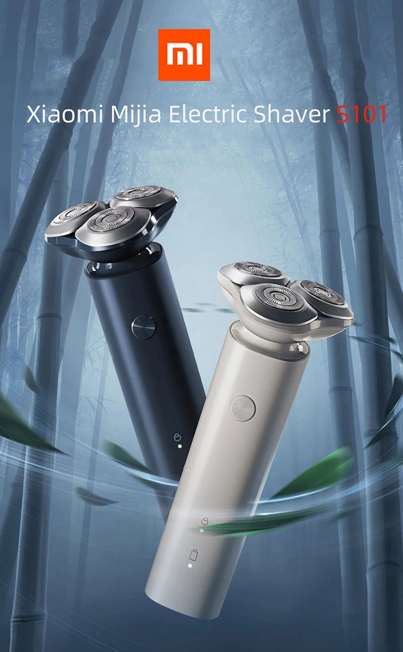XIAOMI Mijia Electric Shaver S101 Enhanced Shaving Machine Razors for Men Waterproof Dry Wet Shaving Beard Trimmer XIAOMI Mijia Electric Shaver S101 Enhanced Shaving Machine Razors for Men Waterproof Dry Wet Shaving Beard Trimmer