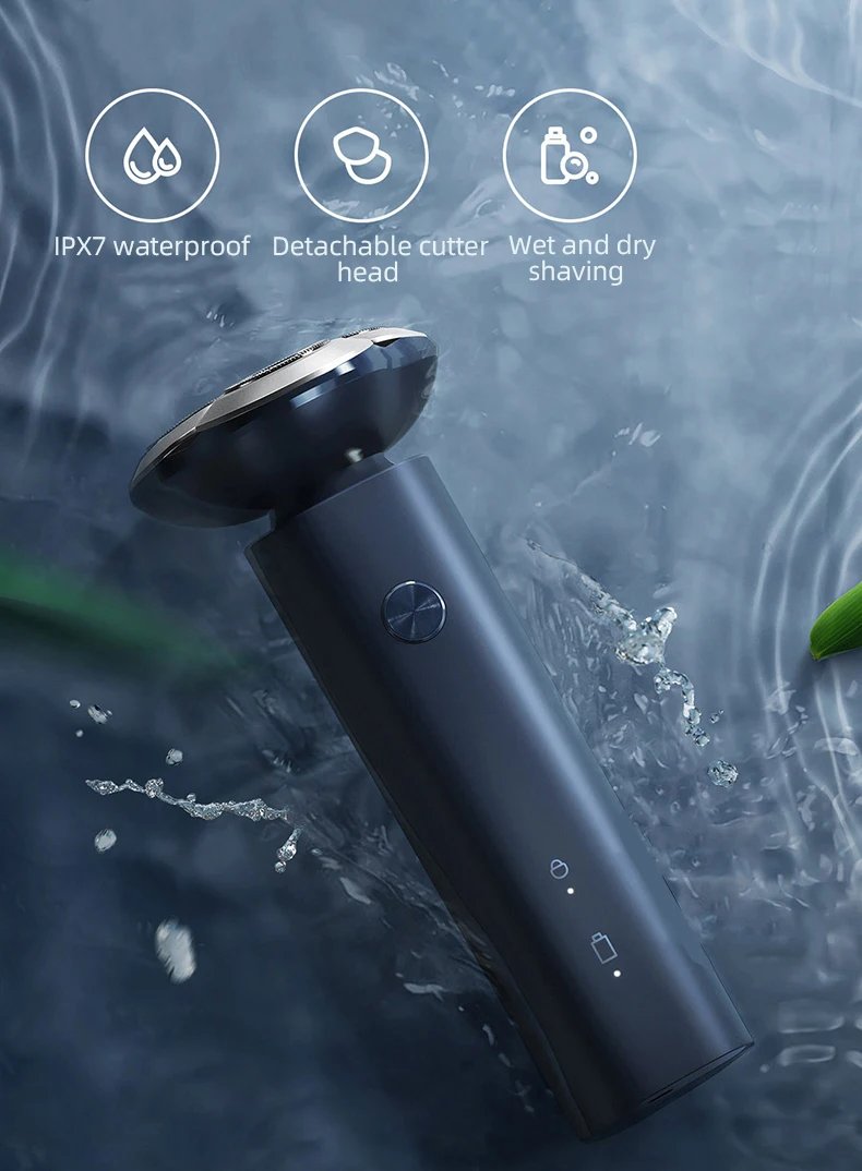XIAOMI Mijia Electric Shaver S101 Enhanced Shaving Machine Razors for Men Waterproof Dry Wet Shaving Beard Trimmer XIAOMI Mijia Electric Shaver S101 Enhanced Shaving Machine Razors for Men Waterproof Dry Wet Shaving Beard Trimmer