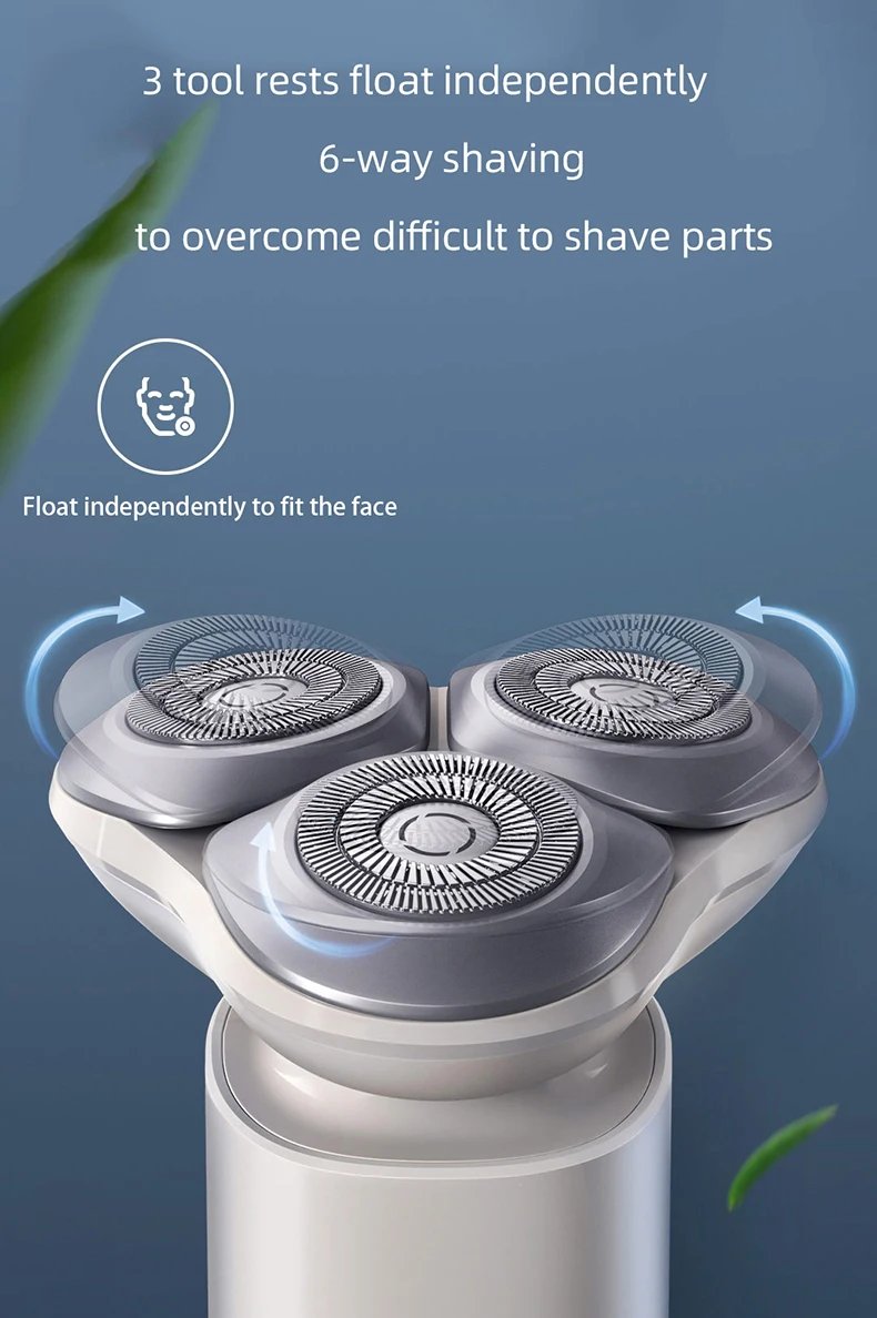 XIAOMI Mijia Electric Shaver S101 Enhanced Shaving Machine Razors for Men Waterproof Dry Wet Shaving Beard Trimmer XIAOMI Mijia Electric Shaver S101 Enhanced Shaving Machine Razors for Men Waterproof Dry Wet Shaving Beard Trimmer
