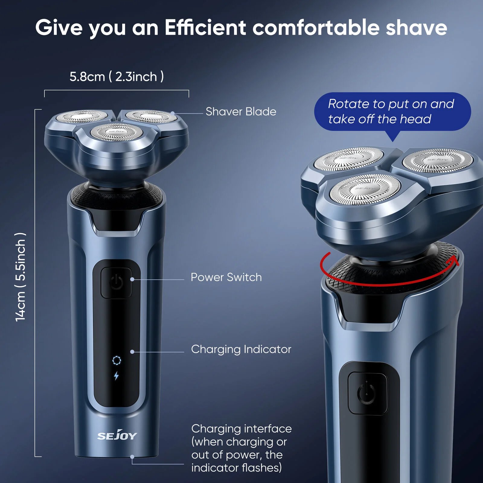 SEJOY 3 In 1 Multifunction Mens Electric Shaver Powerful Beard Nose Hair Trimmer Shaving Machine Electric Razor Waterproof SEJOY 3 In 1 Multifunction Mens Electric Shaver Powerful Beard Nose Hair Trimmer Shaving Machine Electric Razor Waterproof