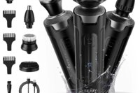 SEJOY 3 In 1 Multifunction Mens Electric Shaver Powerful Beard Nose Hair Trimmer Shaving Machine Electric Razor Waterproof