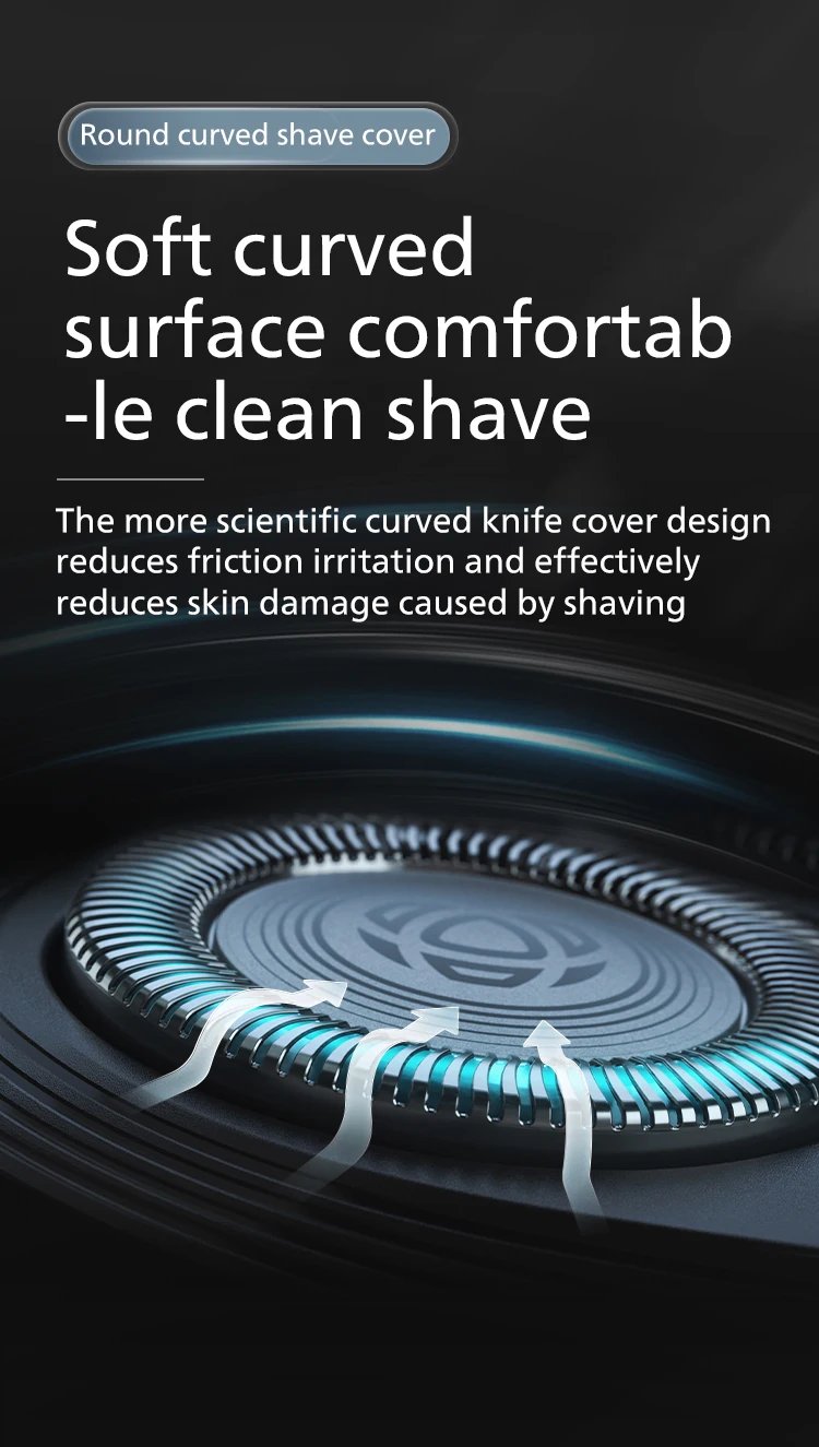 PHILIPS S1113 Electric Shaver USB Charge Stainless Steel PowerCut Blade Razor Triple Floating Head Men Fast Shave Beard Trimmer