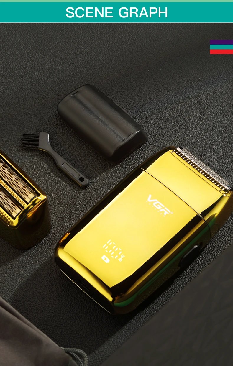 VGR Shaver Professional Razor Electric Shaver Reciprocating Shaving Machine Portable Beard Trimmer Mini Shaver for Men V-399 VGR Shaver Professional Razor Electric Shaver Reciprocating Shaving Machine Portable Beard Trimmer Mini Shaver for Men V-399