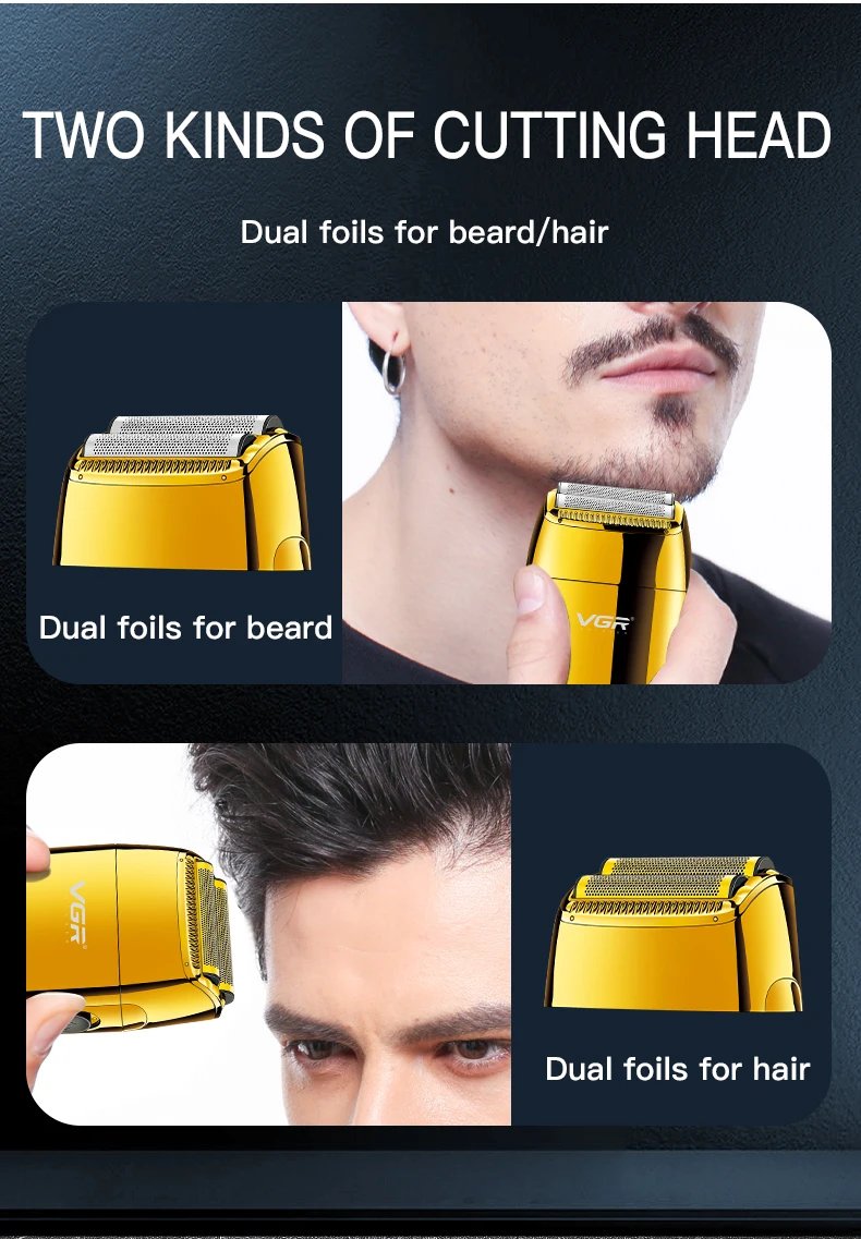 VGR Shaver Professional Razor Electric Shaver Reciprocating Shaving Machine Portable Beard Trimmer Mini Shaver for Men V-399 VGR Shaver Professional Razor Electric Shaver Reciprocating Shaving Machine Portable Beard Trimmer Mini Shaver for Men V-399