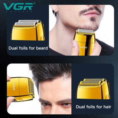 VGR Shaver Professional Razor Electric Shaver Reciprocating Shaving Machine Portable Beard Trimmer Mini Shaver for Men V-399 - Image 3