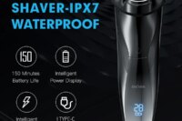 ENCHEN Electric Shaver 3D Blackstone 3 IPX7 Waterproof Razor Wet And Dry Dual Use Face Beard Battery Digital Display For Men