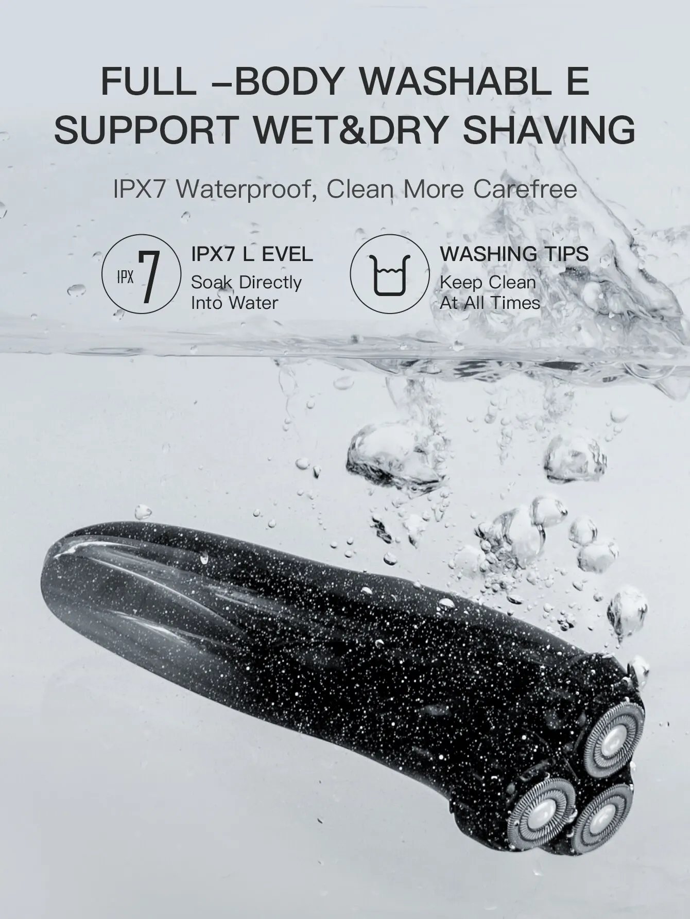 ENCHEN Electric Shaver 3D Blackstone 3 IPX7 Waterproof Razor Wet And Dry Dual Use Face Beard Battery Digital Display For Men ENCHEN Electric Shaver 3D Blackstone 3 IPX7 Waterproof Razor Wet And Dry Dual Use Face Beard Battery Digital Display For Men