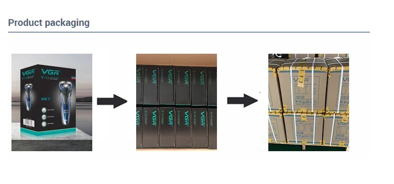 VGR Electric Shaver Professional Razor Waterproof Beard Trimmer Rotary 3D Floating Shaving Rechargeable Electric for Men V-306 VGR Electric Shaver Professional Razor Waterproof Beard Trimmer Rotary 3D Floating Shaving Rechargeable Electric for Men V-306