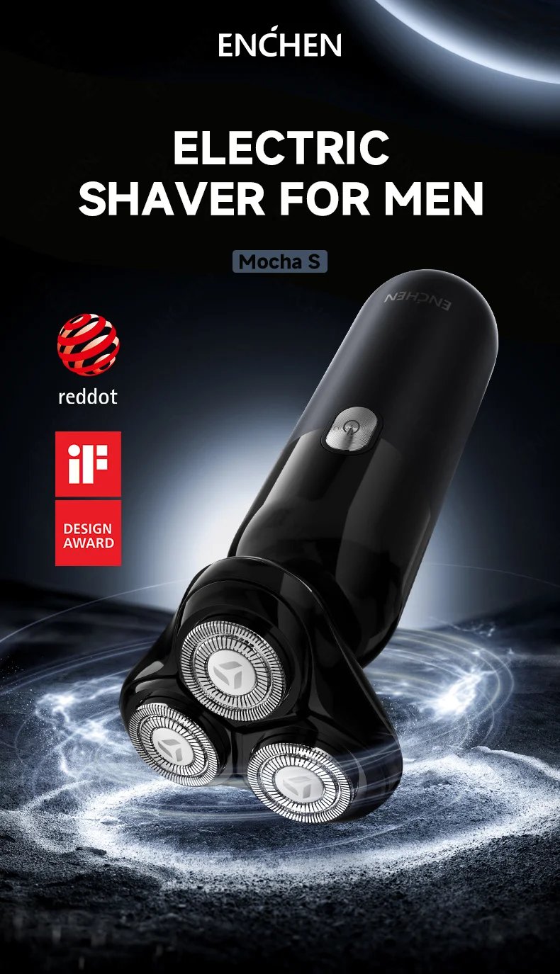 ENCHEN Electric Shaver Professional Wet and Dry Use Razor Hair Trimmer Portable Shaver Reciprocating Shaving Machine Man Mocha S ENCHEN Electric Shaver Professional Wet and Dry Use Razor Hair Trimmer Portable Shaver Reciprocating Shaving Machine Man Mocha S