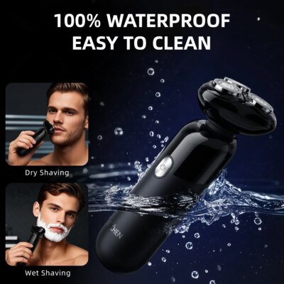 ENCHEN Electric Shaver Professional Wet and Dry Use Razor Hair Trimmer Portable Shaver Reciprocating Shaving Machine Man Mocha S - Image 2