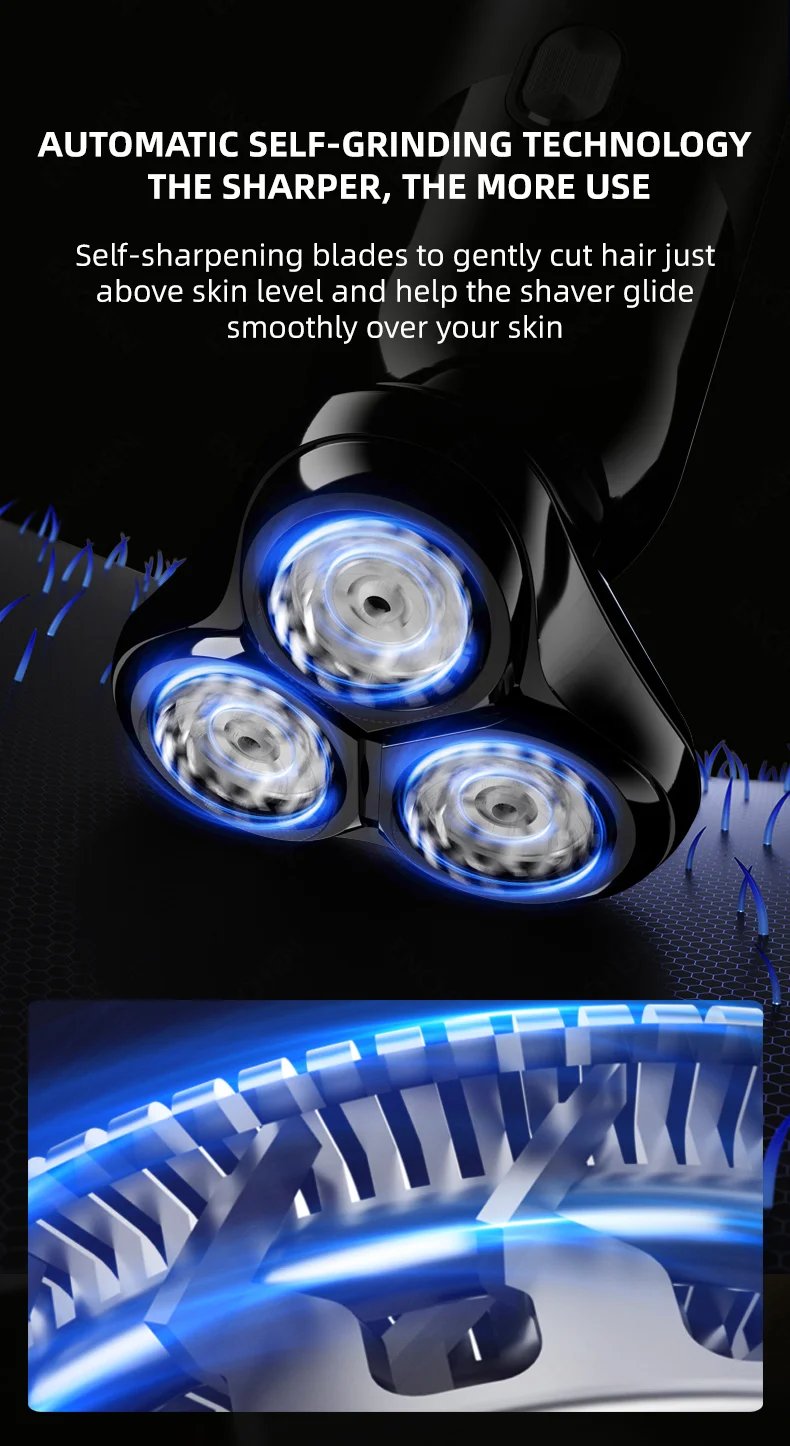 ENCHEN Electric Shaver Professional Wet and Dry Use Razor Hair Trimmer Portable Shaver Reciprocating Shaving Machine Man Mocha S ENCHEN Electric Shaver Professional Wet and Dry Use Razor Hair Trimmer Portable Shaver Reciprocating Shaving Machine Man Mocha S