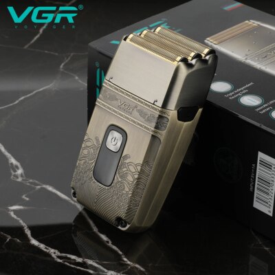 VGR Shaver Professional Electric Razor Shaving Machine Waterproof Beard Trimmer Metal Razor Digital Display Shaver for Men V-335 - Image 6