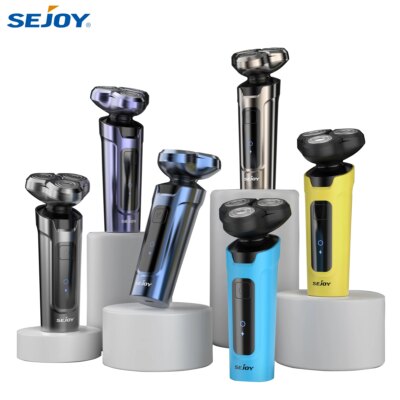 Sejoy 5 in 1 Shaver Barber for Men Electric Razor Rechargeable Beard Trimmer Lithium Battery Portable Shavers for Travel