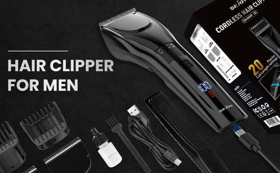SEJOY Cordless Professional Hair Clippers  Shaving Machine Men Trimmer Kit Men Cutting Machine Barber Electric shaver SEJOY Cordless Professional Hair Clippers  Shaving Machine Men Trimmer Kit Men Cutting Machine Barber Electric shaver