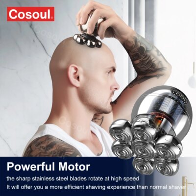 Shaver for Men Electric Shaver Bald Head Shaver 5 in 1 Hair Clipper for Bald Man Beard Trimmer Shaving Machine Bald Head Razor 7 - Image 3