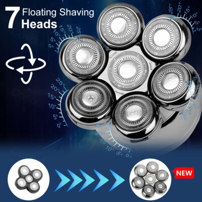 Shaver for Men Electric Shaver Bald Head Shaver 5 in 1 Hair Clipper for Bald Man Beard Trimmer Shaving Machine Bald Head Razor 7 - Image 4