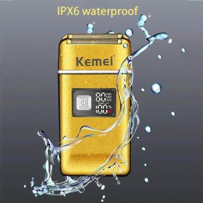 Kemei TX8 All-metal Electric Shaver Men Electric Razor Rechargeable Beard Shaver Floating Hair Trimmer Shaving Machine 8000RPM - Image 6