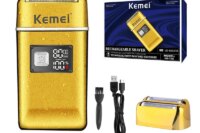 Kemei TX8 All-metal Electric Shaver Men Electric Razor Rechargeable Beard Shaver Floating Hair Trimmer Shaving Machine 8000RPM