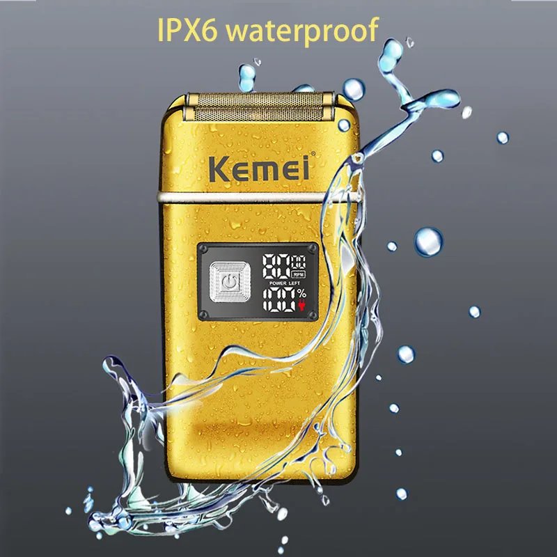 Kemei TX8 All-metal Electric Shaver Men Electric Razor Rechargeable Beard Shaver Floating Hair Trimmer Shaving Machine 8000RPM Kemei TX8 All-metal Electric Shaver Men Electric Razor Rechargeable Beard Shaver Floating Hair Trimmer Shaving Machine 8000RPM