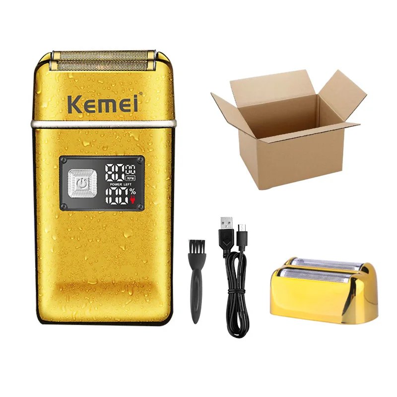 Kemei TX8 All-metal Electric Shaver Men Electric Razor Rechargeable Beard Shaver Floating Hair Trimmer Shaving Machine 8000RPM Kemei TX8 All-metal Electric Shaver Men Electric Razor Rechargeable Beard Shaver Floating Hair Trimmer Shaving Machine 8000RPM