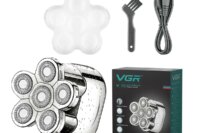 VGR 395 USB Rotary Professional Shaving Razors Waterproof Rechargeable Electric Mens Barber Shavers for Men
