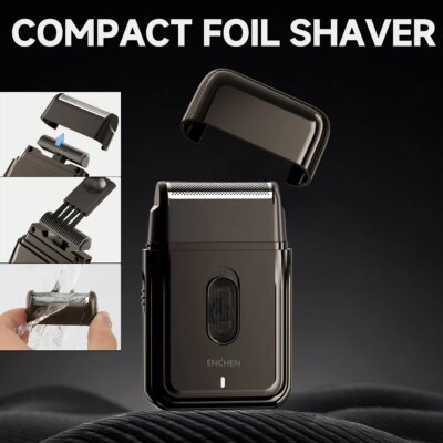 ENCHEN Electric Shaver Professional Shaver Portable Shaving Machine Mini Beard Trimmer Razor Cordless Blade Shaver for Men MS003
