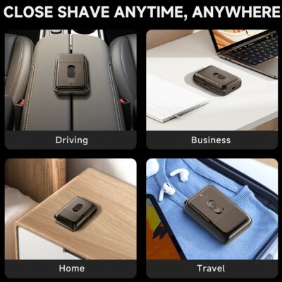 ENCHEN Electric Shaver Professional Shaver Portable Shaving Machine Mini Beard Trimmer Razor Cordless Blade Shaver for Men MS003 - Image 3