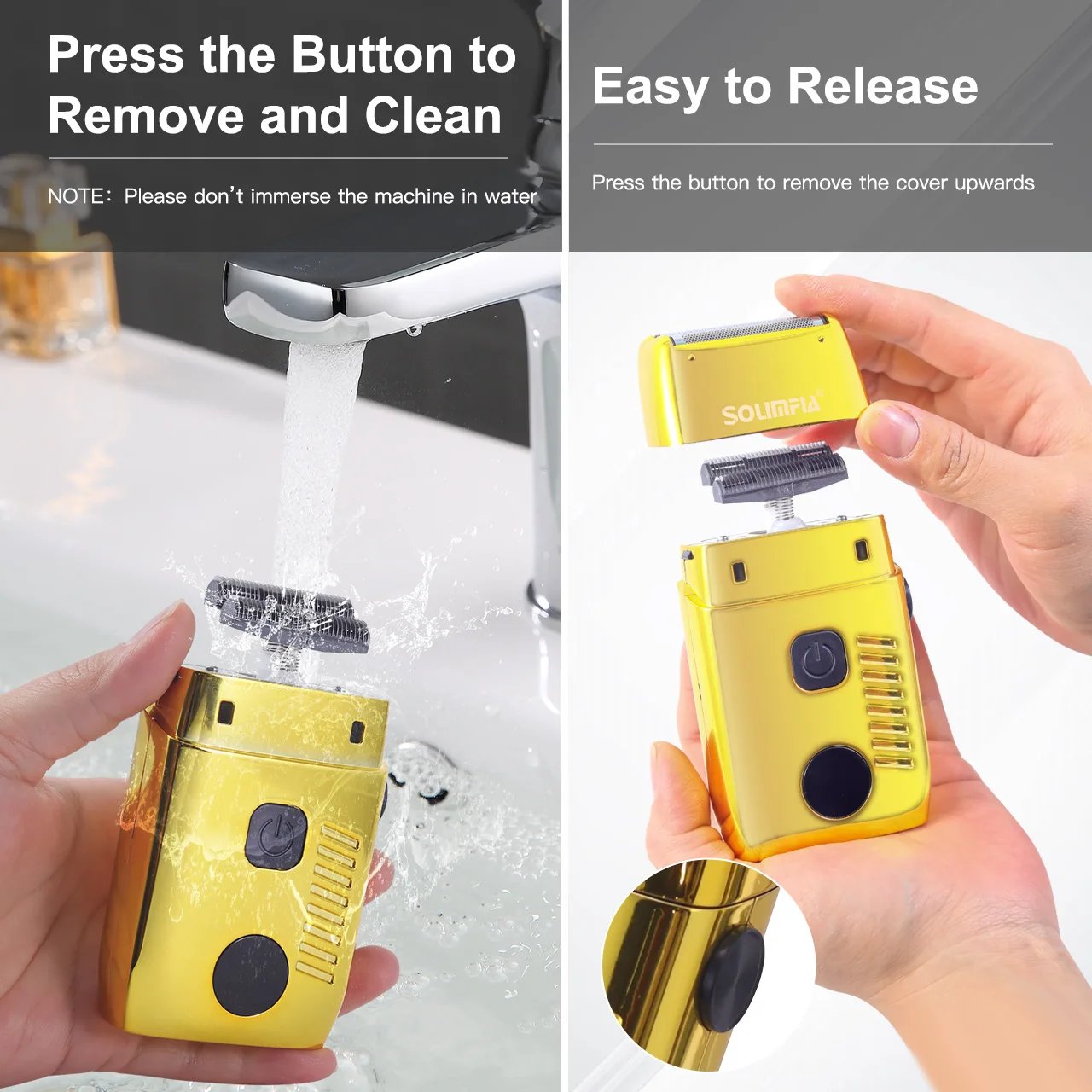 Solimpia Hair Shaver Double Blades Shaver Electric Shaver Razor Men's Close Bald Head Barber Trimmer Rechargeable for Quick Shav Solimpia Hair Shaver Double Blades Shaver Electric Shaver Razor Men's Close Bald Head Barber Trimmer Rechargeable for Quick Shav